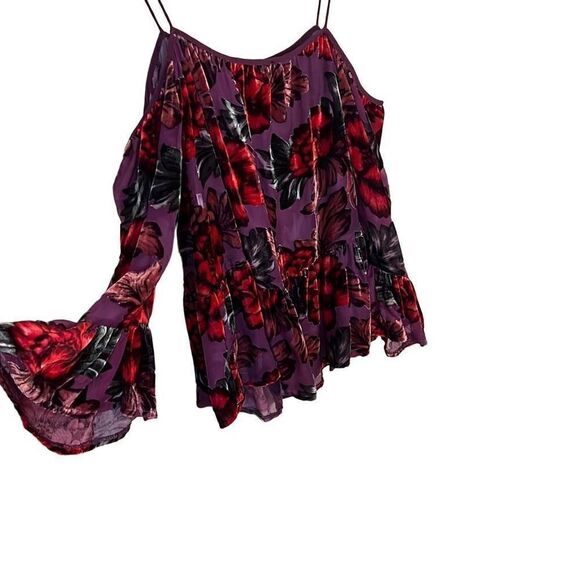 Forever 21 Semi Sheer Off Shoulder Top - Picture 3 of 8